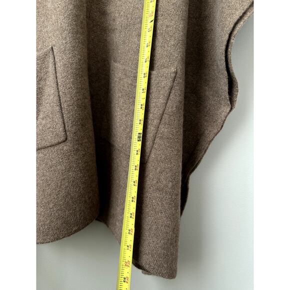 $496 The Cashmere Project Poncho One Size NEW 100% Cashmere in Brown - Picture 2 of 6